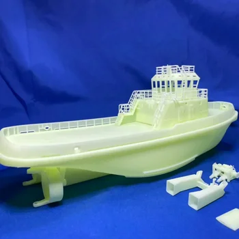 1/100 Smit Távirányító Vontatóhajó Modell DIY Hajó Modell Kit Távirányító Hajó Közgyűlés Modell Játék 3D Nyomtatott Hull