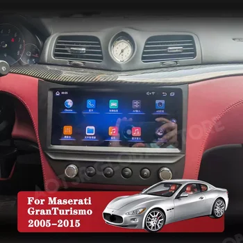 10.25 hüvelykes Maserati GT GranTurismo 2007-2015-Re Autó Multimédia Lejátszó GPS Navigációs Rádió Android 11 8Core 4+64G Carplay