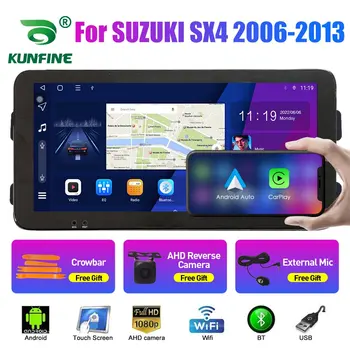 10.33 Hüvelyk Autó Rádió SUZUKI SX4 2006-13 2Din Android Octa-Core Autó Hifi DVD GPS Navigációs Játékos QLED Képernyő Carplay