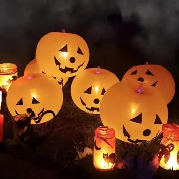 20db Felfújható Halloween Tök Kültéri Kerti Dekoráció felrobbantása Játékok LED Karácsonyi Ajándék Halloween Dekoráció