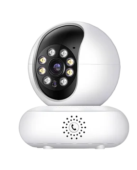 2MP 1080P 2.4 G&5G 390Eyes APP Egy Gomb Hívás Vezeték nélküli PTZ IP Dome Kamera AI Emberi Érzékelés Otthoni Biztonsági KAMERÁK Baba Monitor