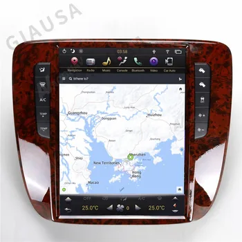 A Chevrolet Tahoe Chevrolet Silverado GMC Yukon 2007 - 2013-As Android 12 autórádió Multimédia Lejátszó GPS Navigációs Tesla Képernyő