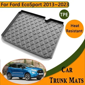 a Ford EcoSport B515 Tartozékok 2013~2023 2014 2017 2018 2022 Kocsi Csomagtartójában Szőnyeg Vízálló Szőnyeg-Ellenes piszkos Bélés Tároló Pad