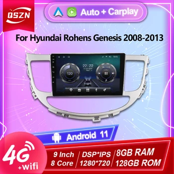 Android 11 autórádió Hyundai Rohens Genesis 2008-2013 Multimédia Lejátszó Navigaion GPS-2 din 4G DVD fejegység
