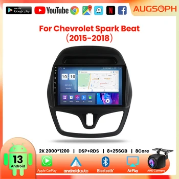 Android 13 Autó Rádió Chevrolet Spark Verte 2015-2018, 9inch 2K Multimédia-Lejátszó a 4G Autó Carplay & 2Din GPS Navigáció.