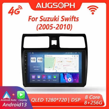 Android 13 Autó Rádió Suzuki sarlós fecskék 2005-2010, 10inch Multimédia-Lejátszó a 4G WiFi Autó Carplay & 2Din GPS Navigáció.