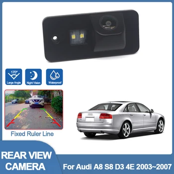Autó, Jármű Visszapillantó tolatókamera Vissza Parkolás HD Kamera CCD Vízálló éjjellátó Audi A8 S8 D3 4E 2003~2007