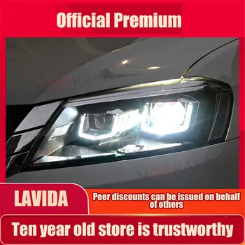 Autó Stílus Autóipari Tartozékok Fényszóró Volkswagen VOLKSWAGEN LAVIDA 2012 2013 2014 Fényszóró xenon lámpa LED led fényszóró
