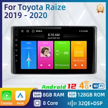 Autórádió Toyota Raize 2019 2020 2 Din Android Sztereó Autoradio Navigációs Multimédia Lejátszó WIFI GPS Egységet Carplay Auto