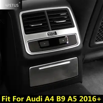 Autós Tartozékok Hátsó klímaberendezés Outlet Keret Vissza AC Szellőzők szivargyújtó Panel Fedél Trim Audi A4 B9 A5 2016 - 2021