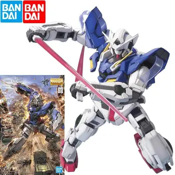 Bandai Valódi Gundam Mg 1/100 Gn-001 Gundam Exia Közgyűlés Mozgatható Anime Figura Gyűjtemény Modell Játékok Ajándék