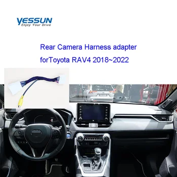 C30P vehical Hátsó Kamera Video Dugó Átalakító Kábel Toyota RAV4 XA50 2018~2022 orignal autórádió kijelző plug &fakó aljzat