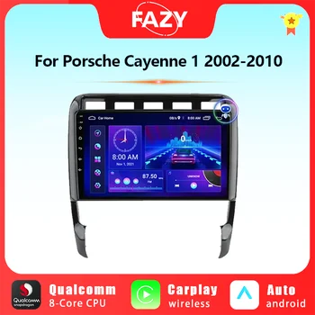 FAZY Android autórádió Porsche Cayenne 1 2002-2010 Multimédia Lejátszó 2 Din Navigációs Carplay DVD Fejegység Sztereó