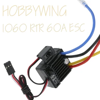 HobbyWing 1060 QuicRun RTR 60A ESC Csiszolt Elektronikus Fordulatszám-Vezérlő 1:10 RC Autó Axiális SCX10