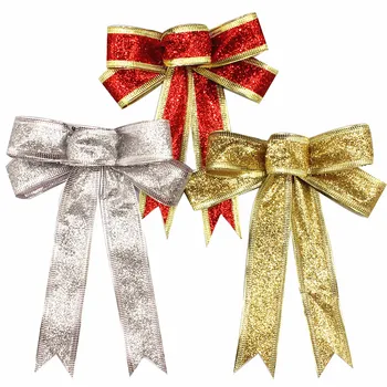 Ingyenes Szállítás Olcsó Karácsonyi termékek Girland Bling Karácsonyi Masni Dekoráció Karácsonyi Díszek szilveszteri Dekoráció