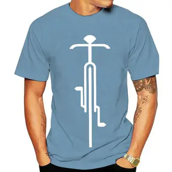 Kerékpár Vonalak Kerékpározás Férfi Póló MTB Szabadidő Pólók Rövid Ujjú O Nyakú Póló Tiszta Pamut Nyomtatott Ruhák