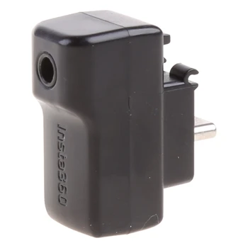 Kis Mikrofon Adapter Kompatibilis withInsta360 Egy Kamera C-Típusú, illetve 3,5 mm-es Port Kamera Mikrofon Adapter Hajó