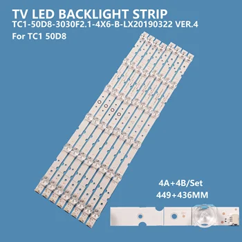 LED Háttérvilágítás Szalag TV TC1-50D8-3030F2.1-4X6-B-LX20190322 VER.4 TCL 50D8 LED tv led háttérvilágítás csík
