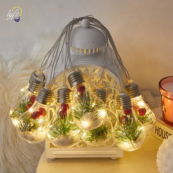 LED Tündér fényfüzér Izzók AAA elemmel működik Haza Hálószoba, Nappali, Esküvő, szilveszter Karácsonyi Party Dekoráció