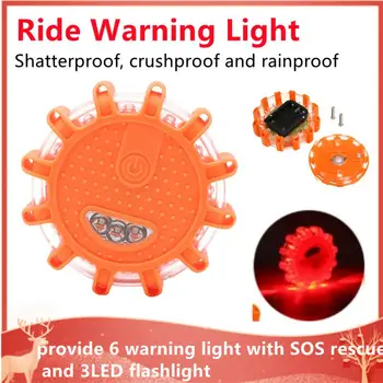 Mini 15 LED Adszorpciós Sürgősségi Biztonsági Jelzőfényt Villogó Út Fény Figyelmeztető Lámpa Mágneses Basear Autó Világítás