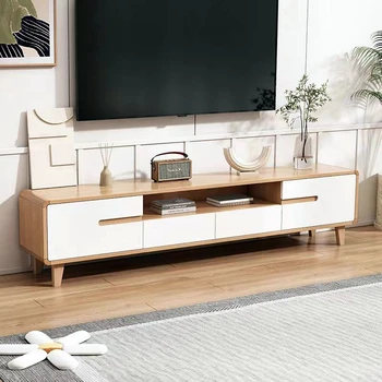 Északi TV szekrény, dohányzóasztal kombinált napló szín szél Japán home TV szekrény, nappali, modern, egyszerű kis lakás