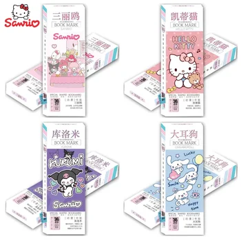 Új Hello Kitty Kuromi Cinnamoroll Sanrio Anime Rajzfilm Kreatív Könyvjelzőt Üzenet Kártya Személyre Szabott Kawaii Képeslap, Ünnep, Ajándék
