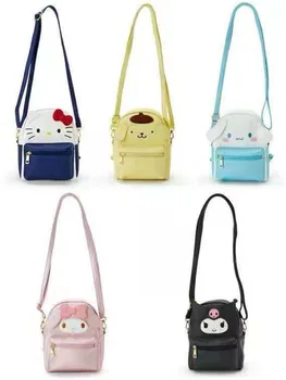 Új Rajzfilm PU Multi-function Messenger Bag Fiú, Lányok Hátizsák Ins Japán Hello Kitty Táska Gyerekek Kuromi Kisgyermek Hátizsák