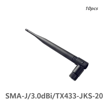 10db 3.0 dBi Nyereség 50 Ohm 433MHz SMA-J Felület TX433-TALÁLHATÓ-20 Impedancia Kevesebb, Mint 1,5 SWR Magas minőségű Körsugárzó Antenna