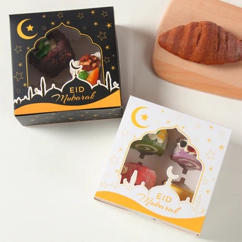 1db Eid Mubarak Candy Doboz Sütit díszdobozok Ramadan Dekoráció Otthon Muszlim Iszlám Fél Decor 2024 Ramadan Kareem Ajándékok