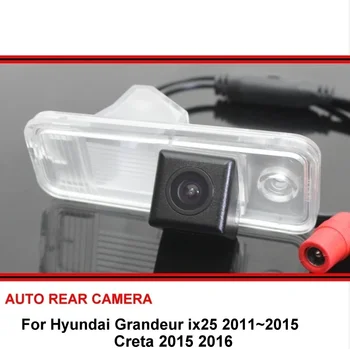 A Hyundai Grandeur ix25 Creta 2011 ~ 2016 tolatókamera Kocsi Vissza Parkolás Kamera Visszapillantó CCD Kamera éjjellátó