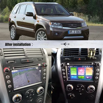 A Suzuki Grand Vitara 2005-2012 autórádió játékos Android 10 64 gb-os GPS Navigációs Multimédia Lejátszó, Rádió