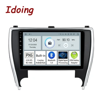 Idoing Android11 autórádió Lejátszó fejegység, Plug And Play Toyota Camry MINKET Változat 7 XV 50 55 2014-2017Carplay GPS Navigáció