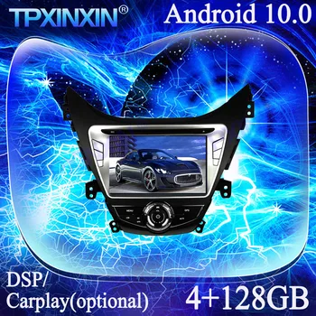 PX6 Android 10.0 4G+128G Hyundai Elantra 2011-2013 Carplay Multimédia-Lejátszó, Magnó GPS Navi Auto Rádió fejegység, DSP