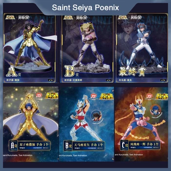 Származnak Saint Seiya Gemini Saga Seiya Poenix Ikki Ver. Bntsh Ichiban Kuji Anime Pvc Akciófigurák Modell Dísz Játék