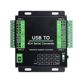 USB-RS232/485/422/TTL Konverter Ipari Elszigeteltség Ipari Minőségű Multi-Interfész Elszigetelt Átalakító