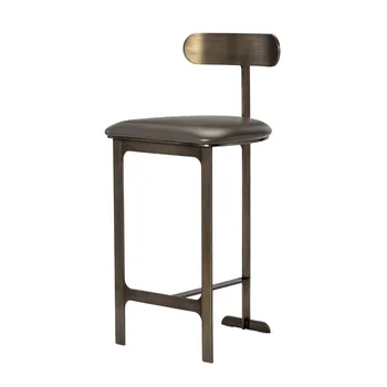 Északi tervező fém alakú penge bár szék Modern, egyszerű, klasszikus, bár, recepció etetőszék