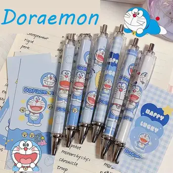 Új Aranyos Aranyos Doraemon Zselés Toll Fekete Kefe Kérdés Toll Gyorsan Száradó 0,5 mm Vizsgálat Tanulmány Aláírás Diák Ajándék Lányoknak